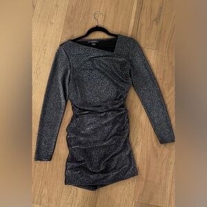 Dress Two Tone Evening Sparkle Piece US (8)